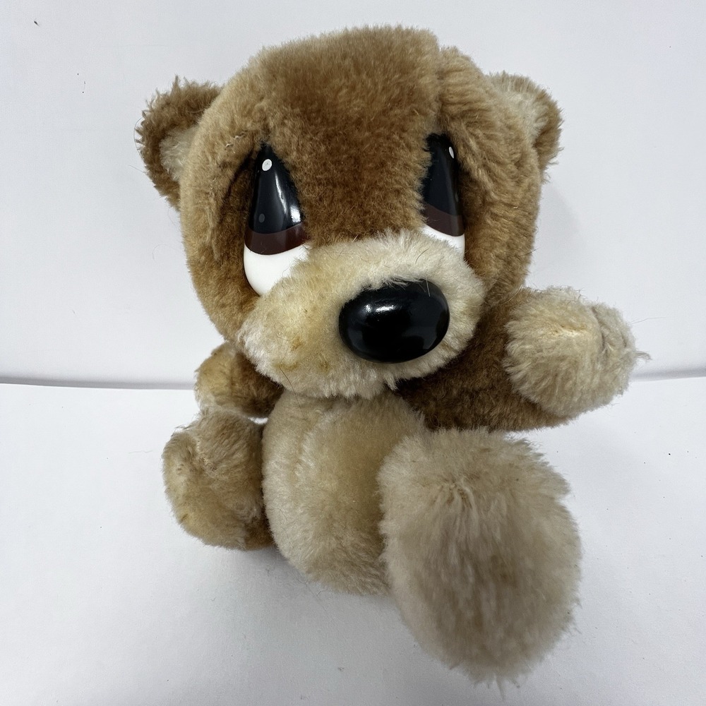 Applause Brown Sad Bear Plush Stuffed Animal Vtg collectible toy